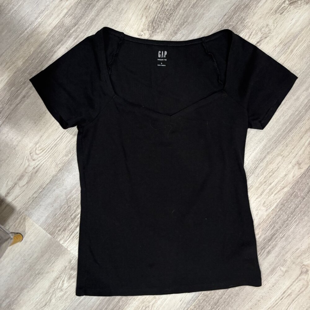 GAP “Modern Tee” in classic black (L)